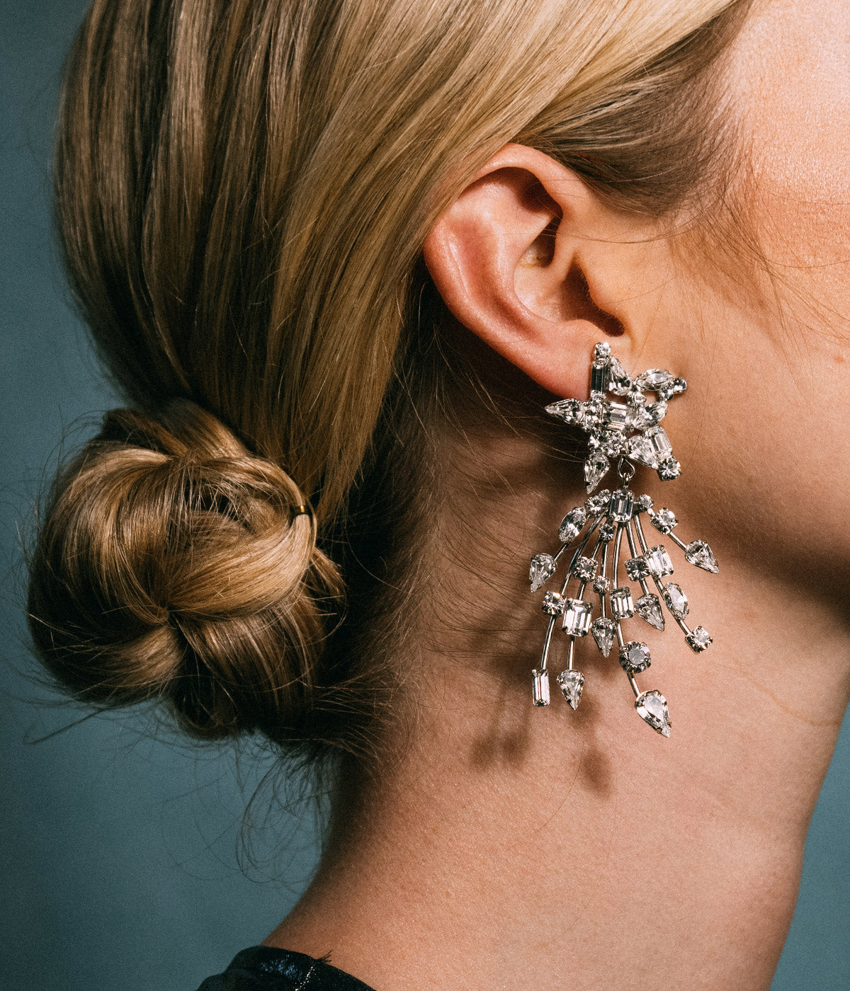 Starlight Earrings in Crystal - Loren Hope
