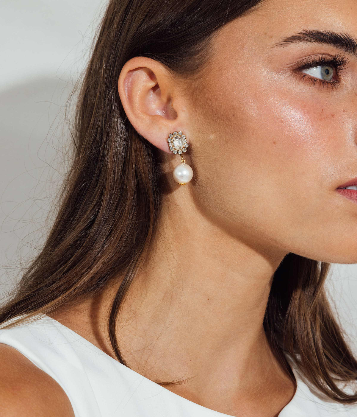 Tatiana Pearl Earrings - Loren Hope