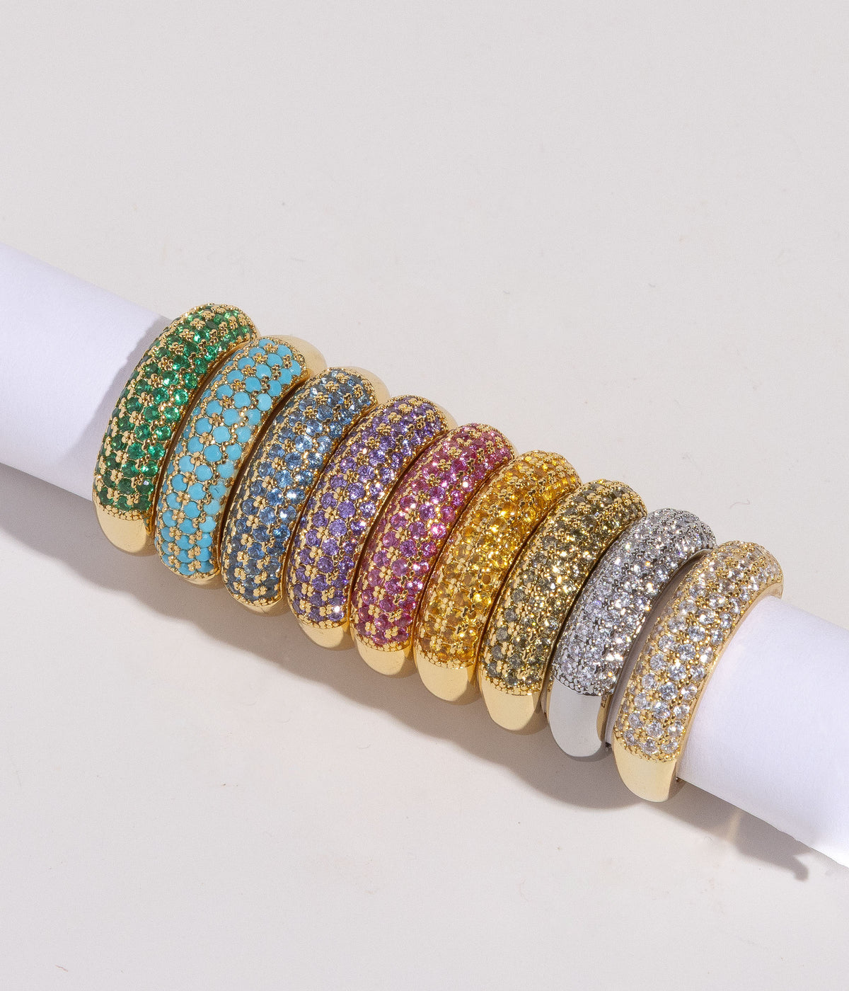 Veyra Ring in Olivine - Loren Hope