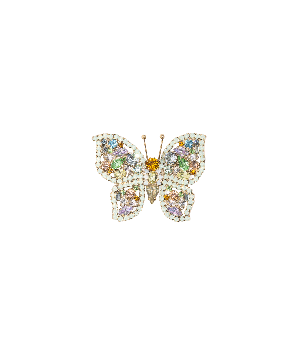 Small Butterfly in Chrysolite Opal / Topaz / Peridot