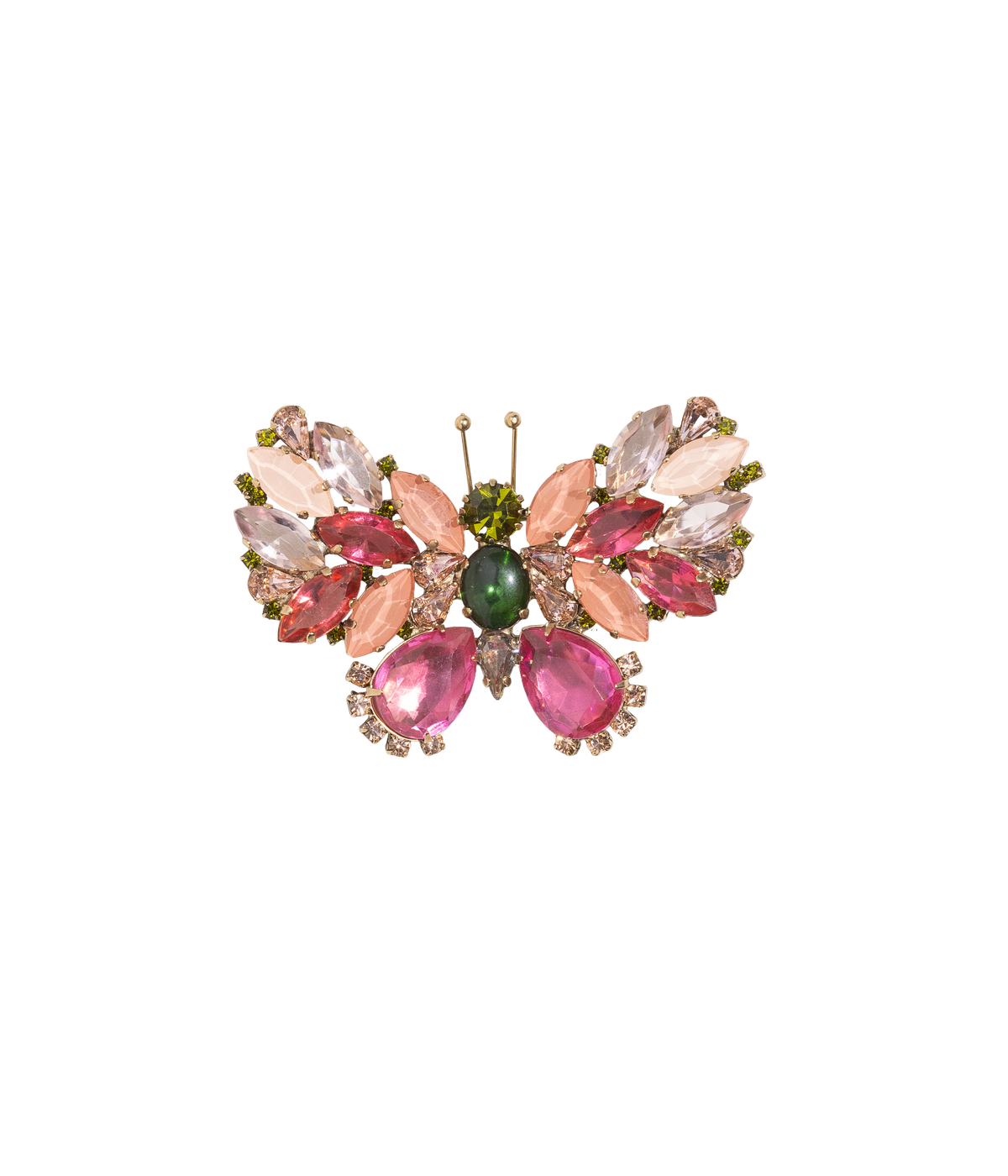Small Butterfly in Rose / Rosaline / Olivine