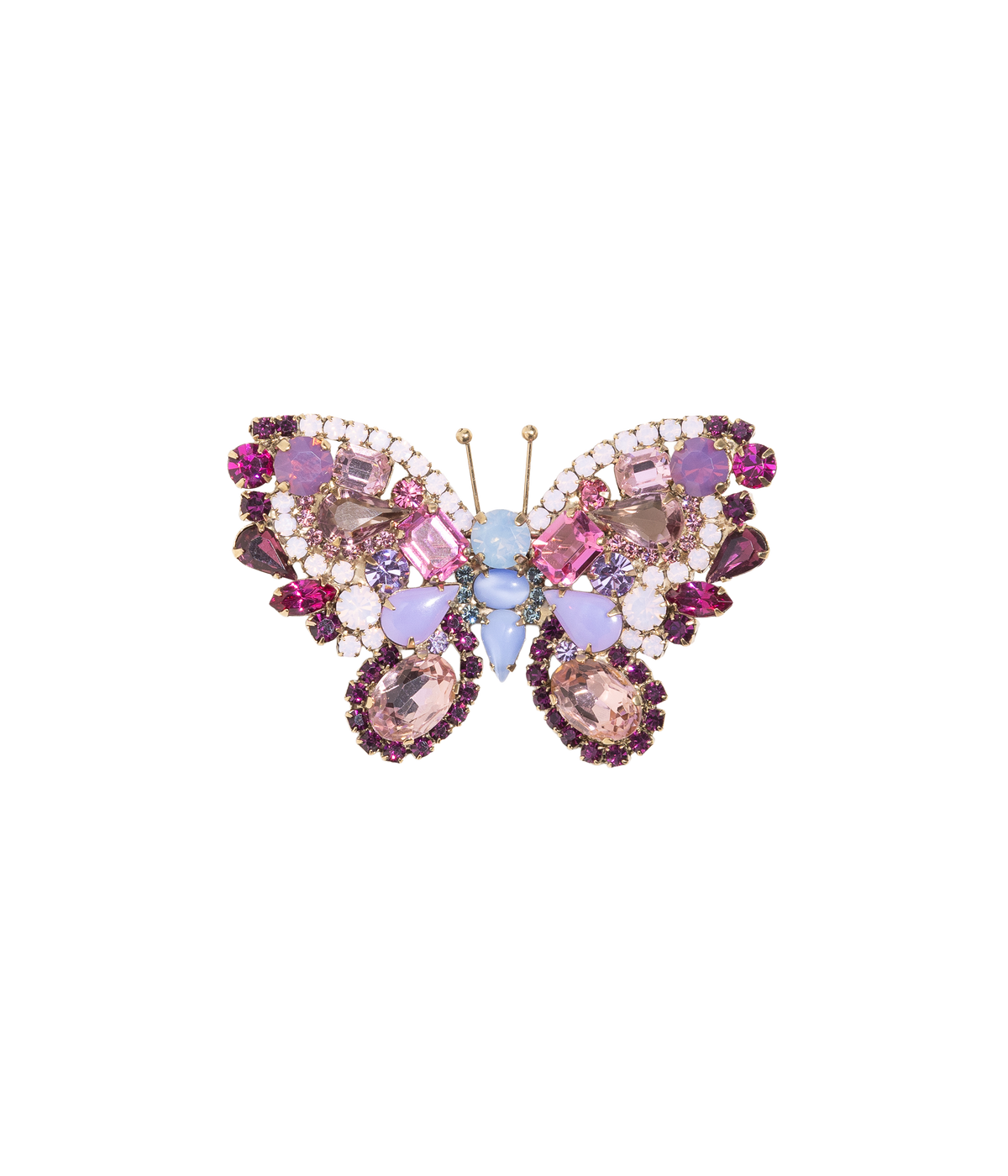 Medium Butterfly in Rose Opal / Amethyst / Blue Opal