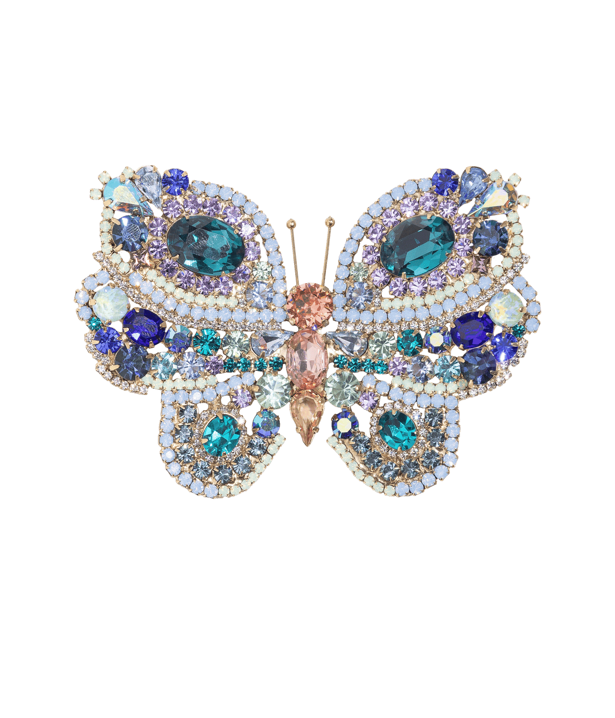 X-Large Butterfly in Zircon / Apricot / Violet