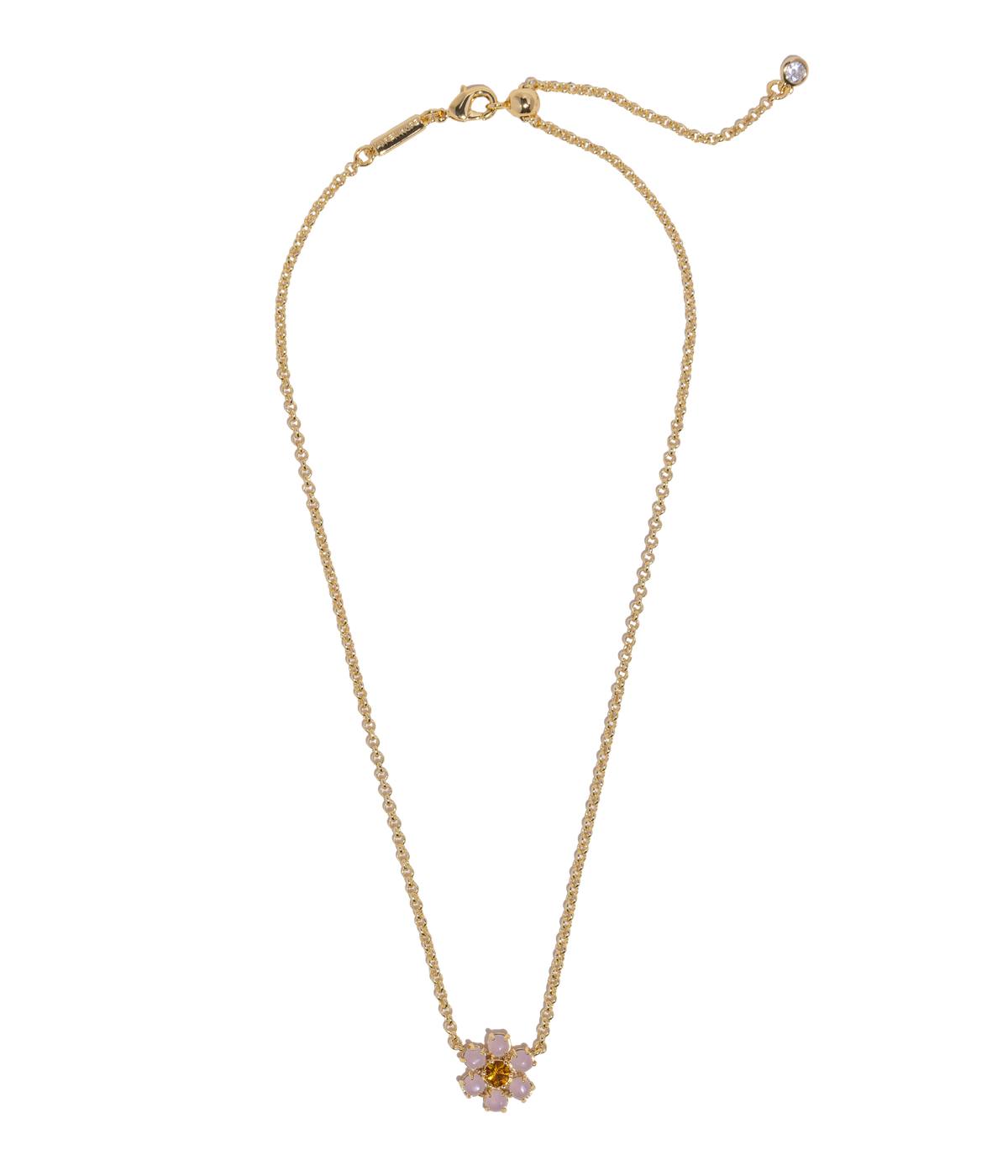 Emeline Flower Necklace in Lavender - Loren Hope
