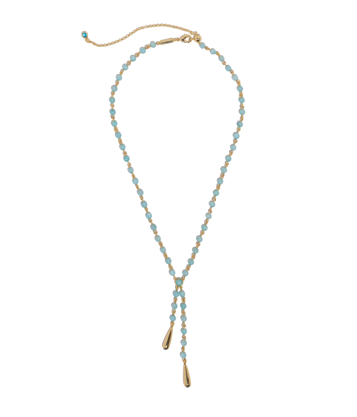 Sabine Y Necklace in Turquoise - Loren Hope