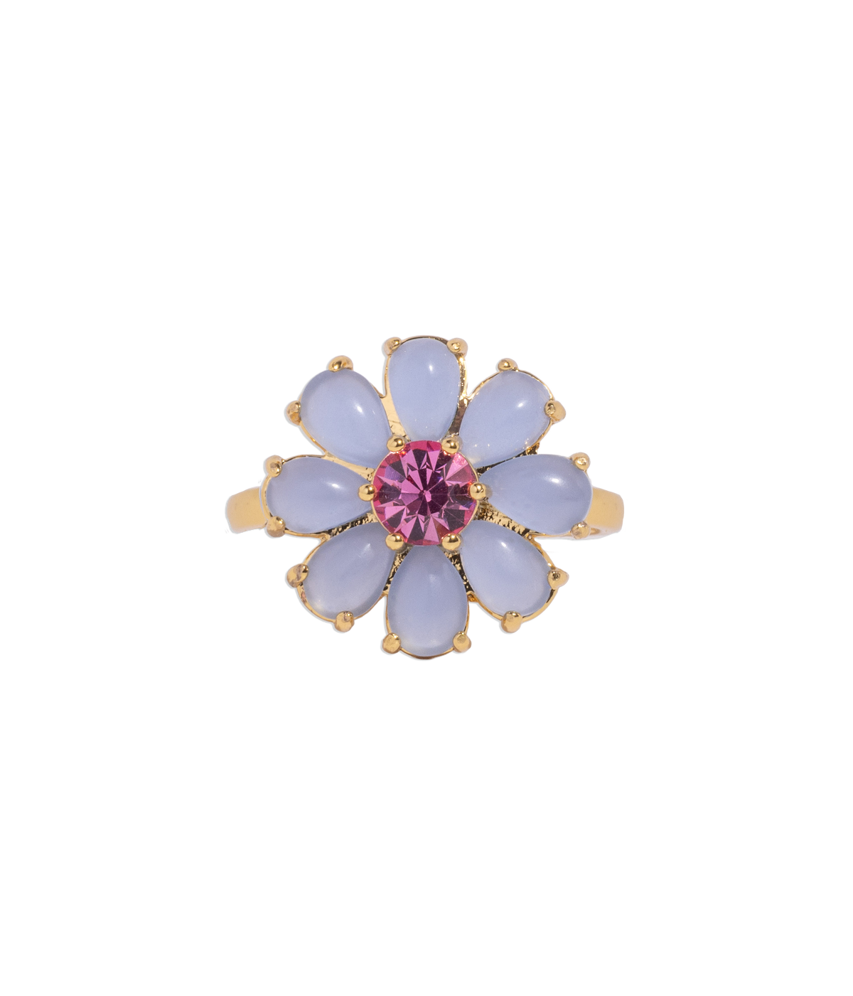 Emeline Flower Ring in Blue - Loren Hope