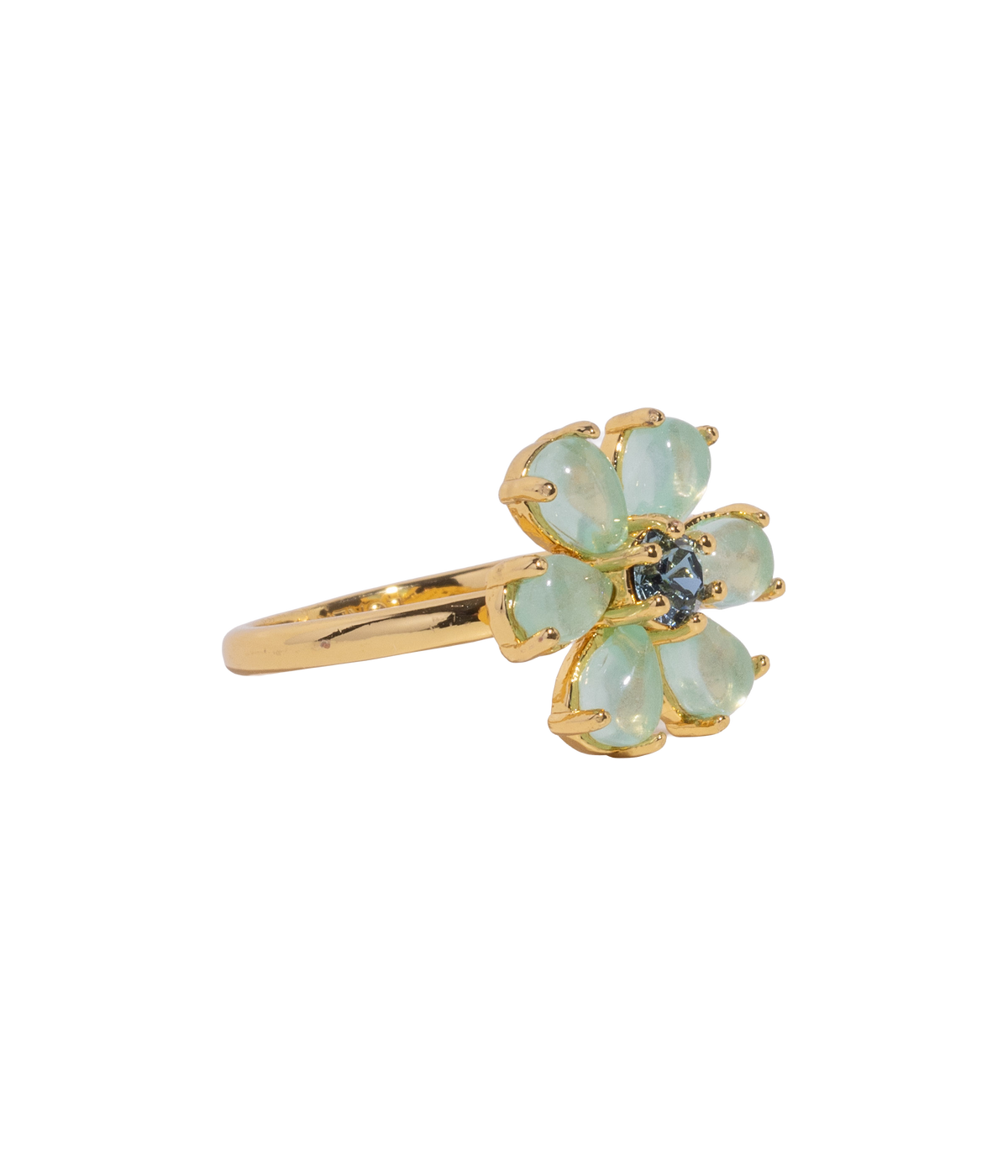 Emeline Flower Ring in Mint - Loren Hope