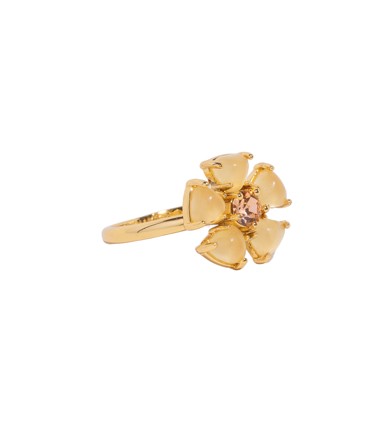 Emeline Flower Ring in Yellow - Loren Hope