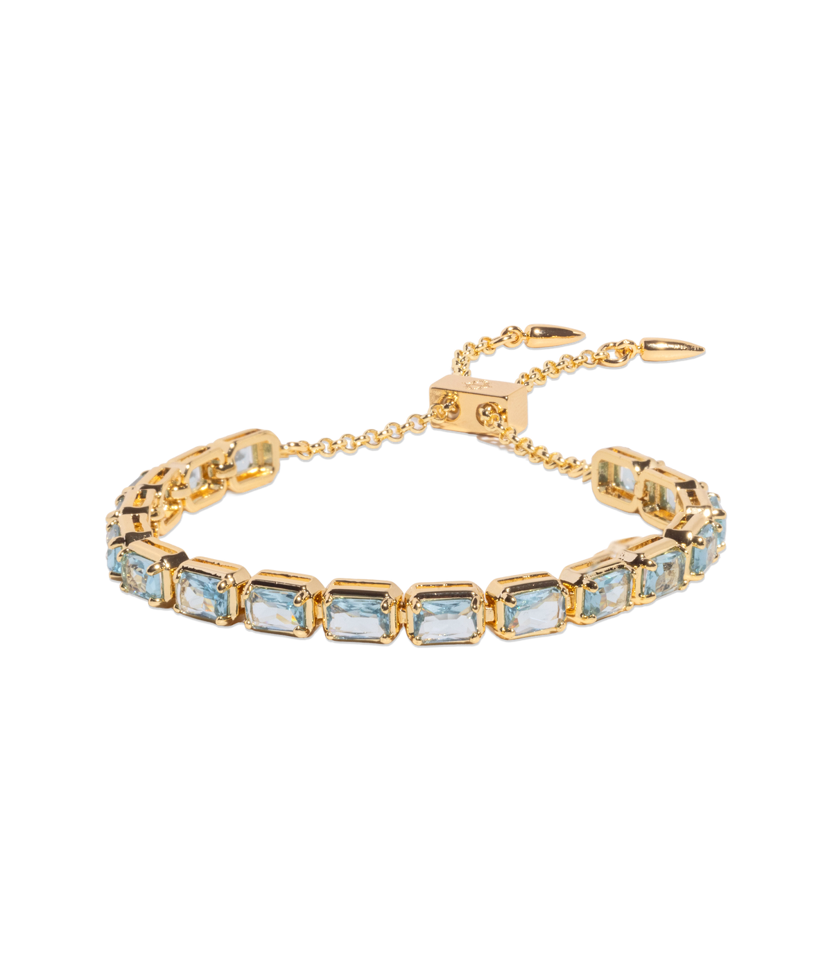 Liza Slider Bracelet in Aqua - Loren Hope