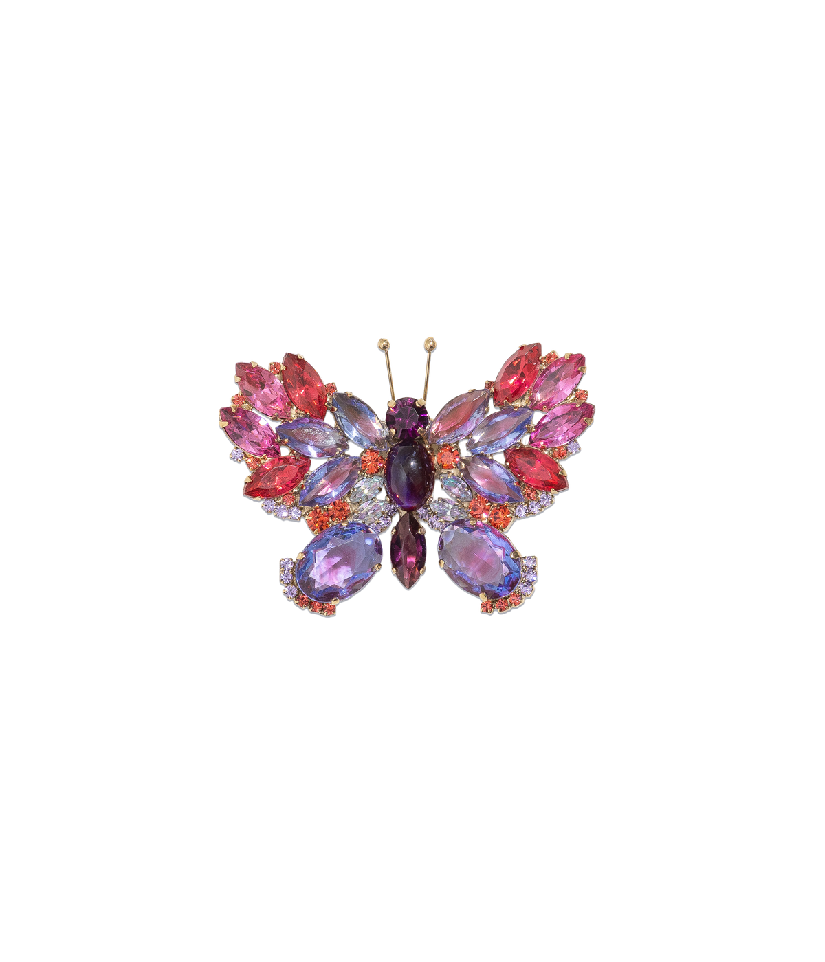 Small Butterfly in Sapphire / Amethyst / Rose