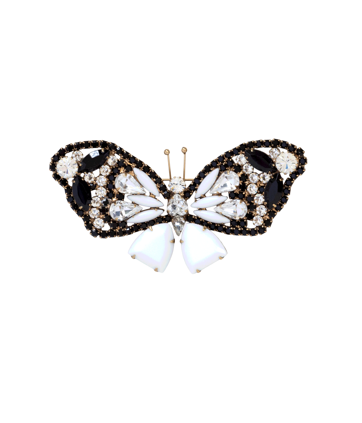 Butterfly Trio in Jet / Turquoise / White - Loren Hope