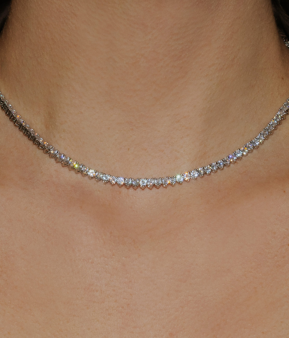 Mercer Slider Tennis Necklace - Loren Hope