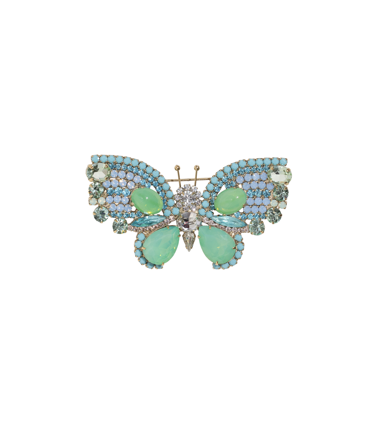 Medium Butterfly in Pacific Opal / Turquoise / Air Blue Opal - Loren Hope