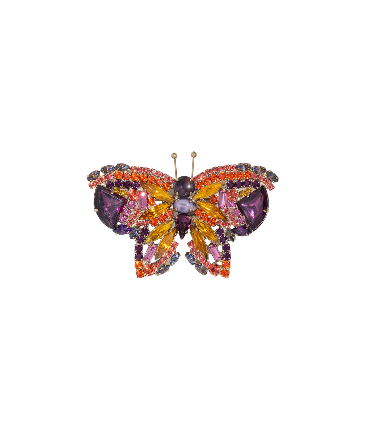 Medium Butterfly in Topaz / Amethyst / Hyacinth
