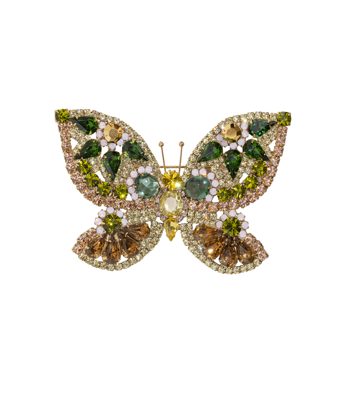 X-Large Butterfly in Olivine / Jonquil / Light Peach - Loren Hope