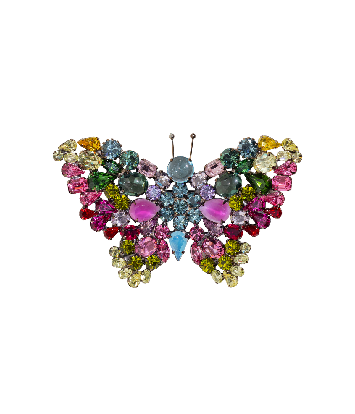 X-Large Butterfly in Rose / Smoked Sapphire / Jonquil - Loren Hope