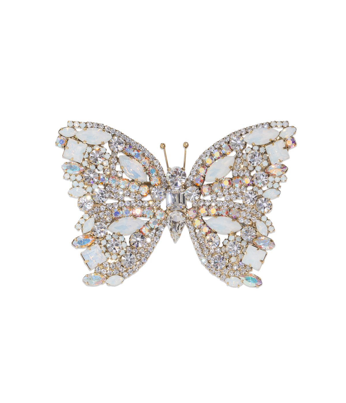 X-Large Butterfly in Crystal / Crystal AB / White Opal