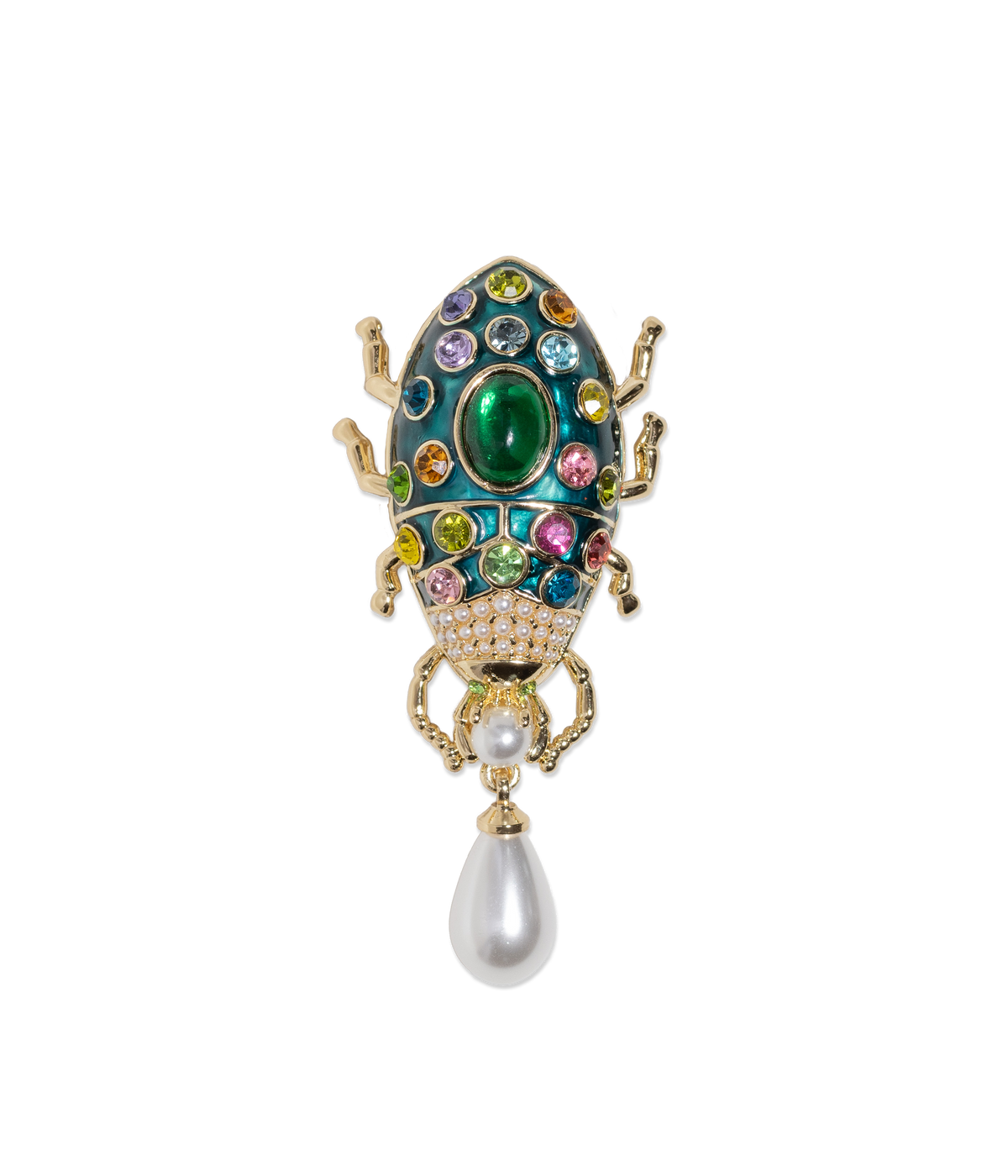 Bibi Beetle Brooch