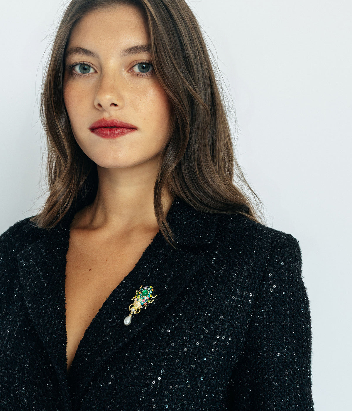 Bibi Beetle Brooch