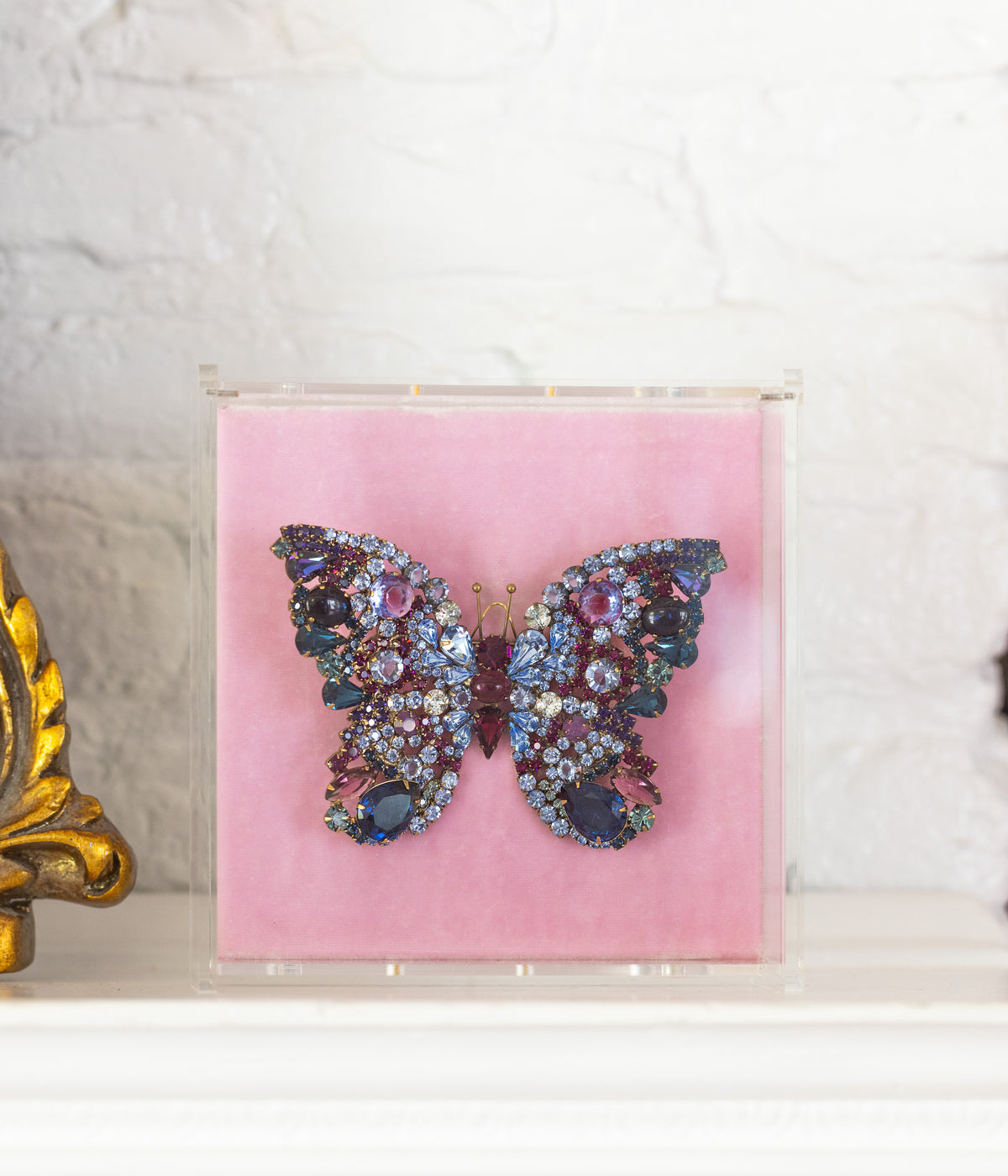 X-Large Butterfly in Montana / Light Sapphire / Amethyst - Loren Hope