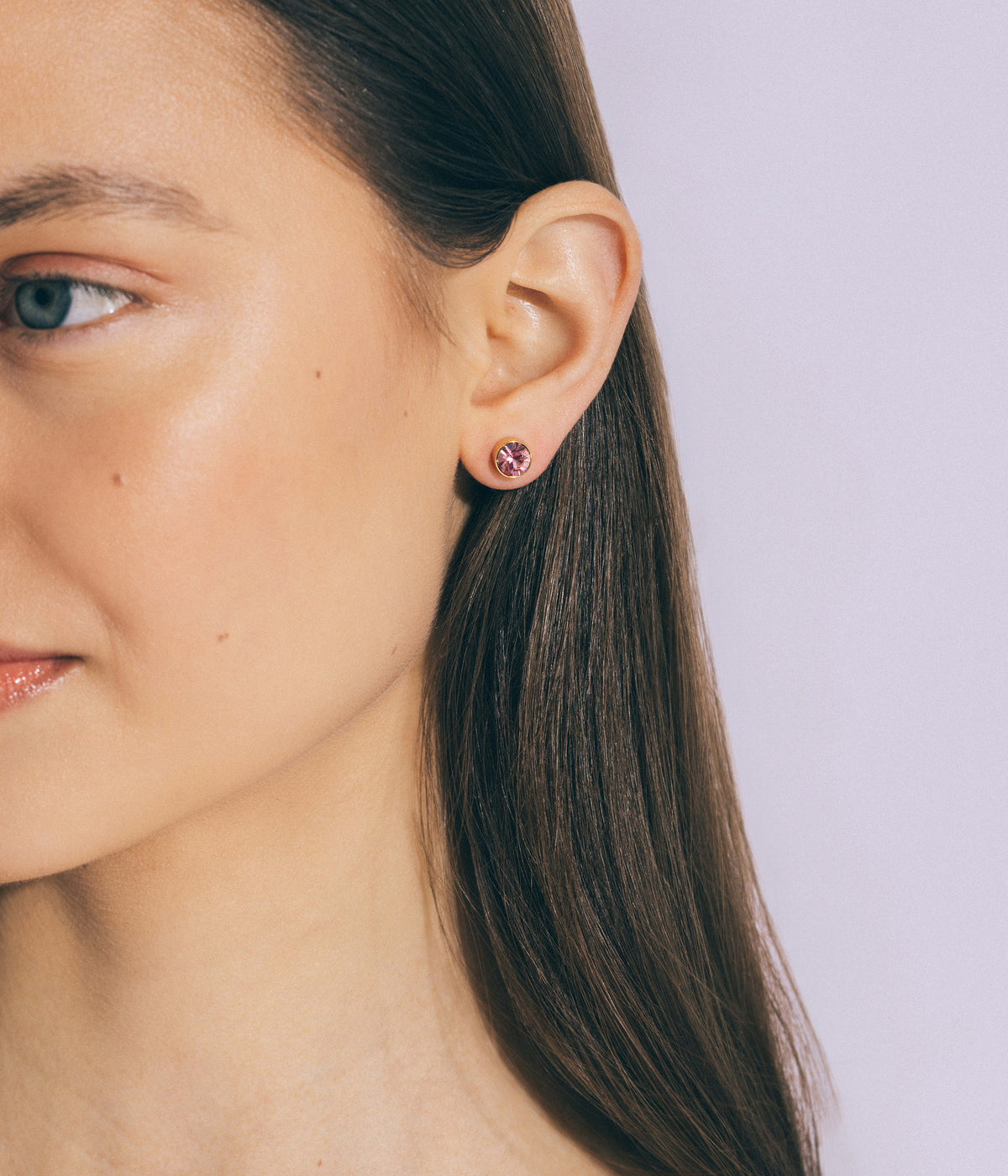 Demi Studs in Blush - Loren Hope