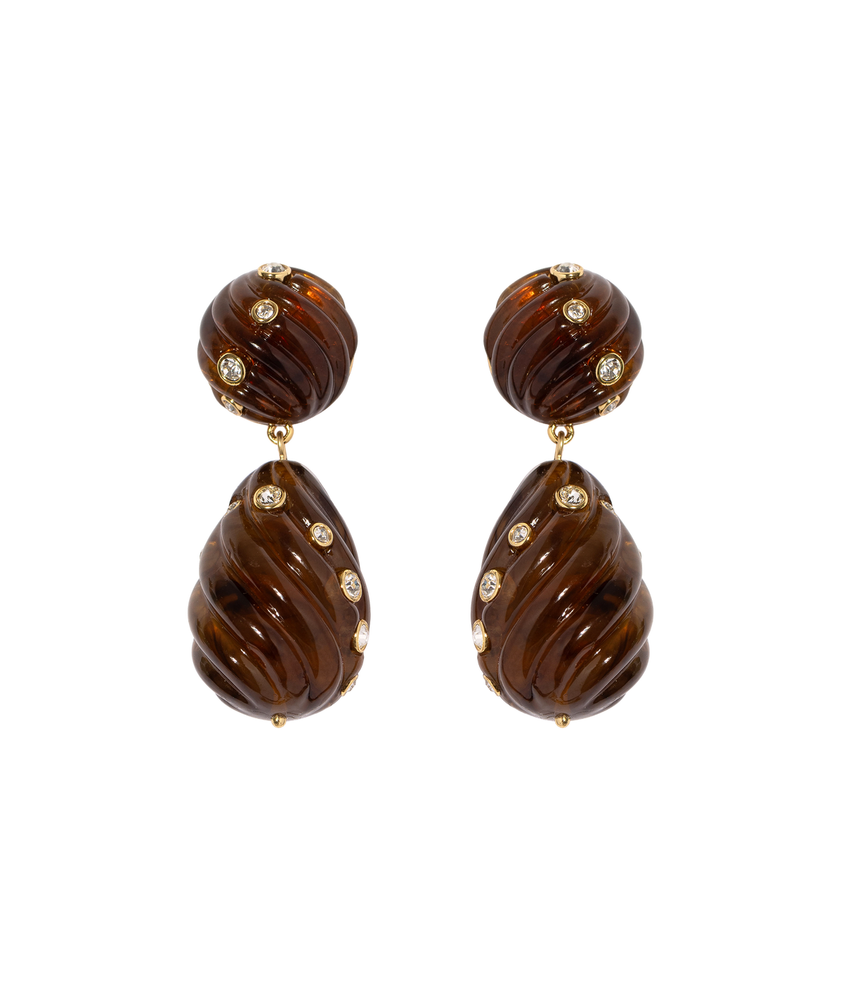 Raeni Drop Earrings in Tortoise - Loren Hope