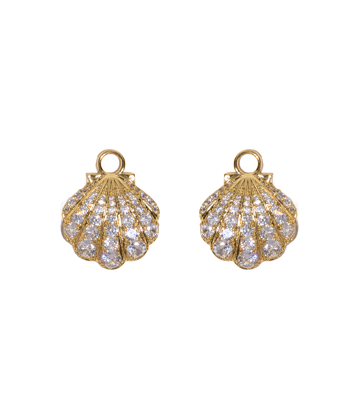 Darya Shell Huggie Charms - Loren Hope