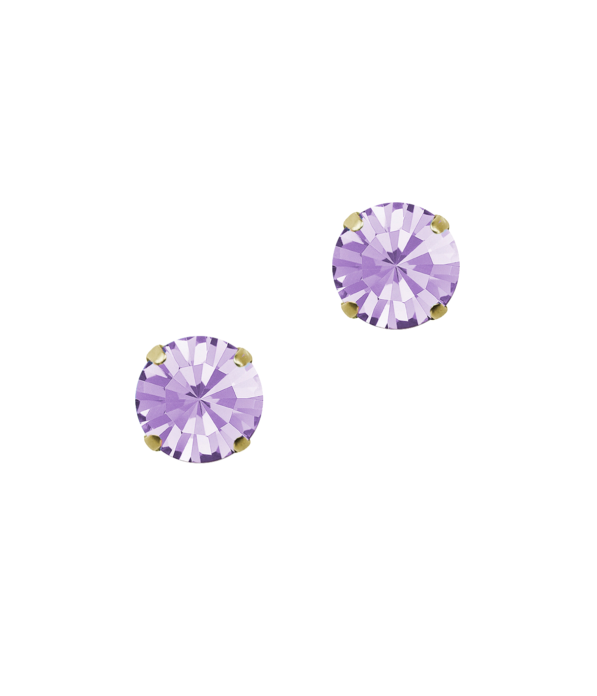 Kaylee Studs in Violet - Loren Hope