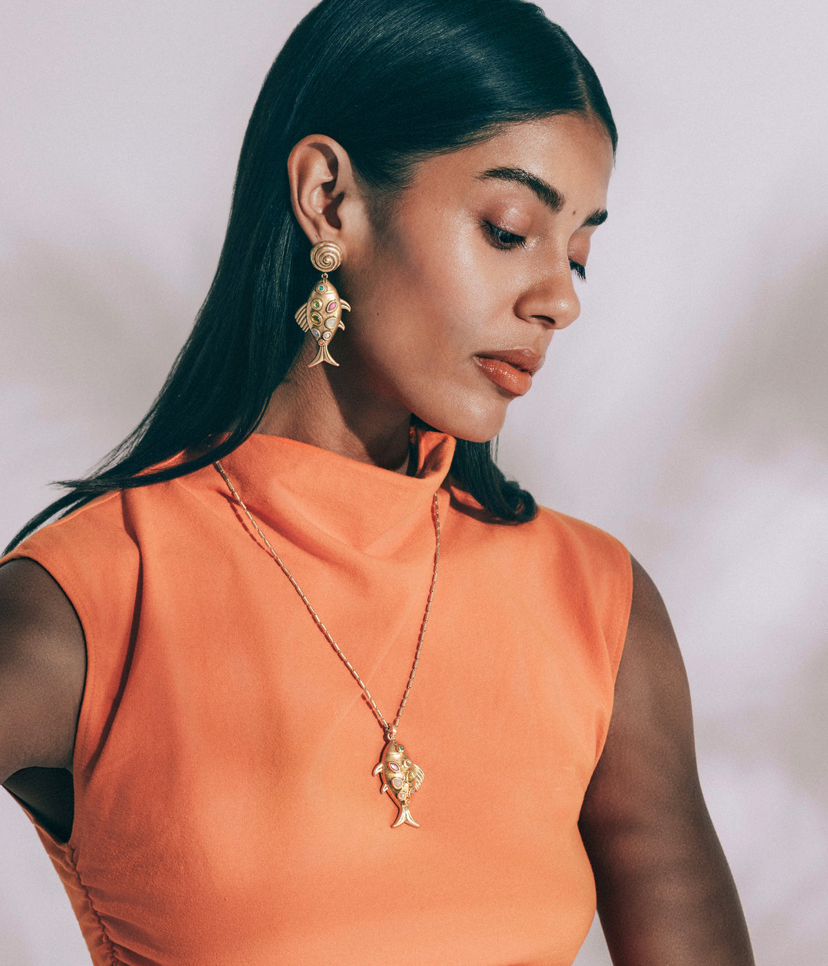 Kamari Fish Earrings - Loren Hope