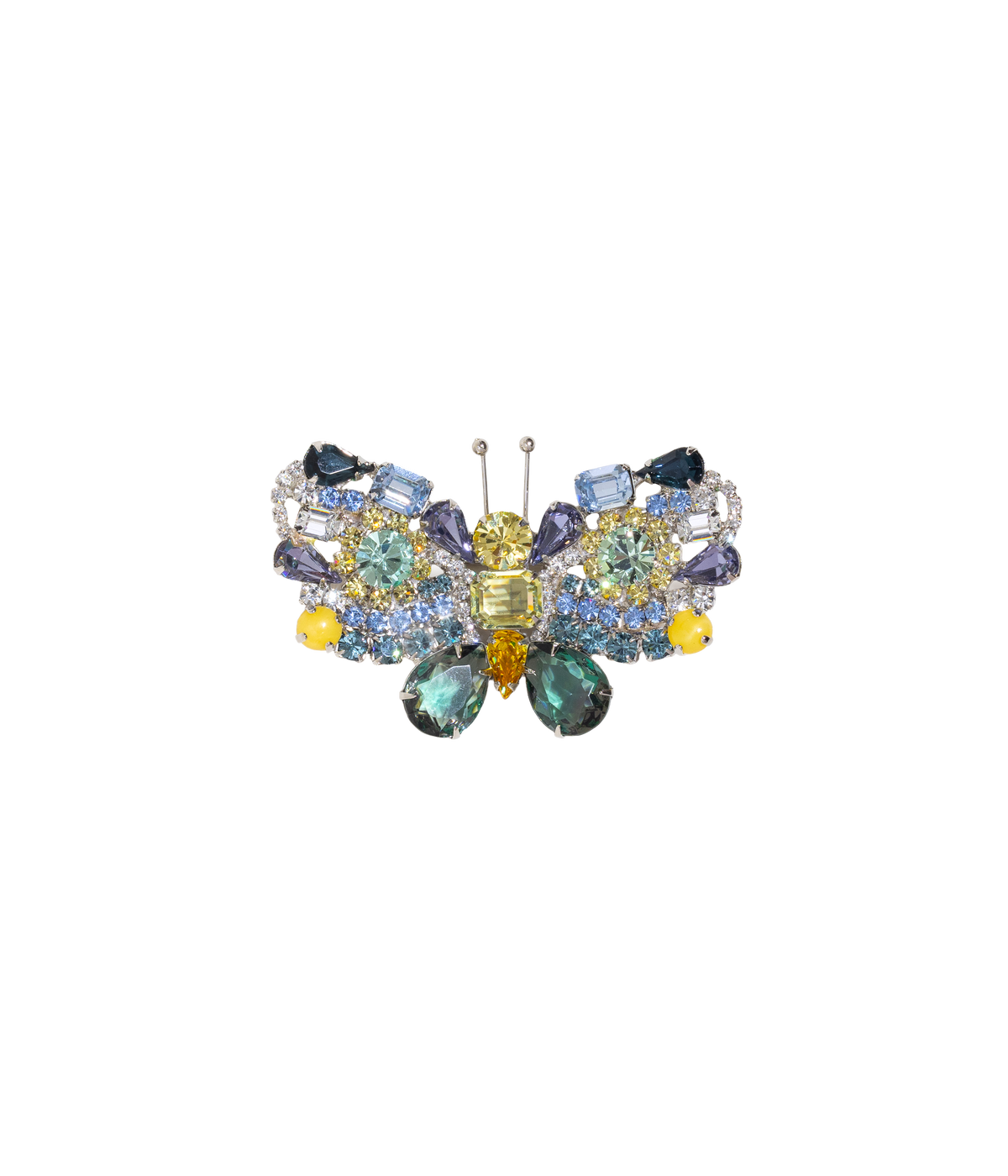 Butterfly in Jonquil / Light Sapphire / Crystal - Limited Edition of 20 - Loren Hope