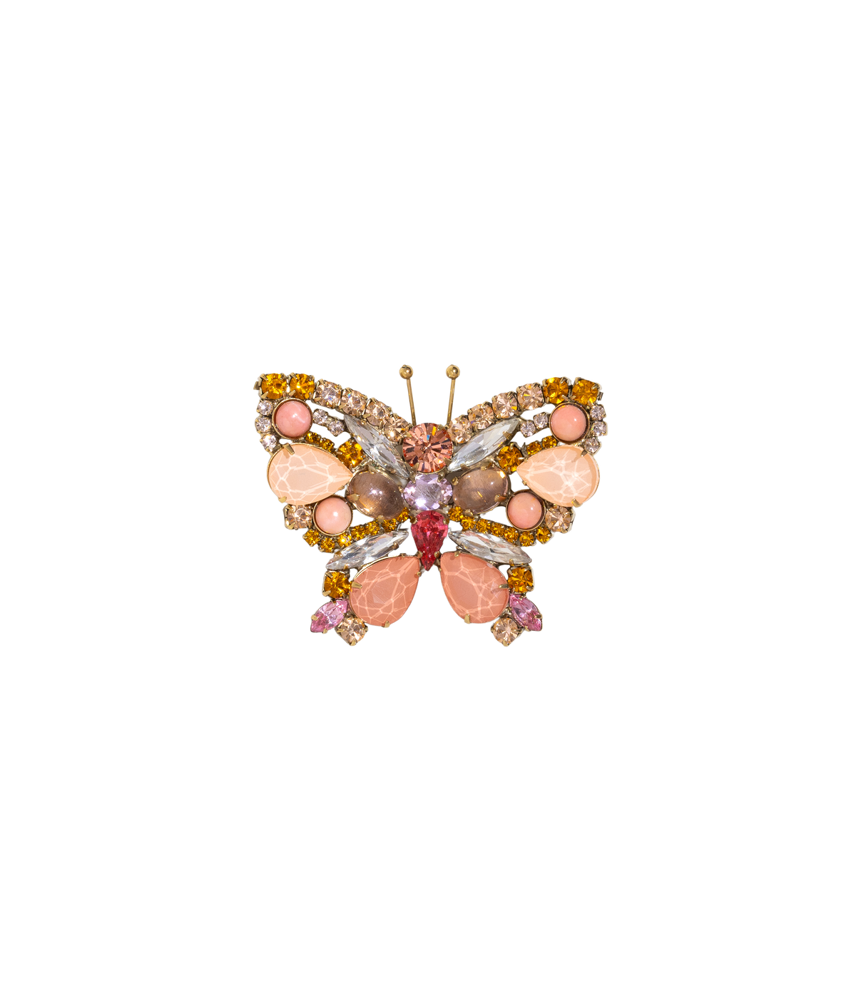 Butterfly in Light Peach / Rose / Topaz - Limited Edition of 25 - Loren Hope