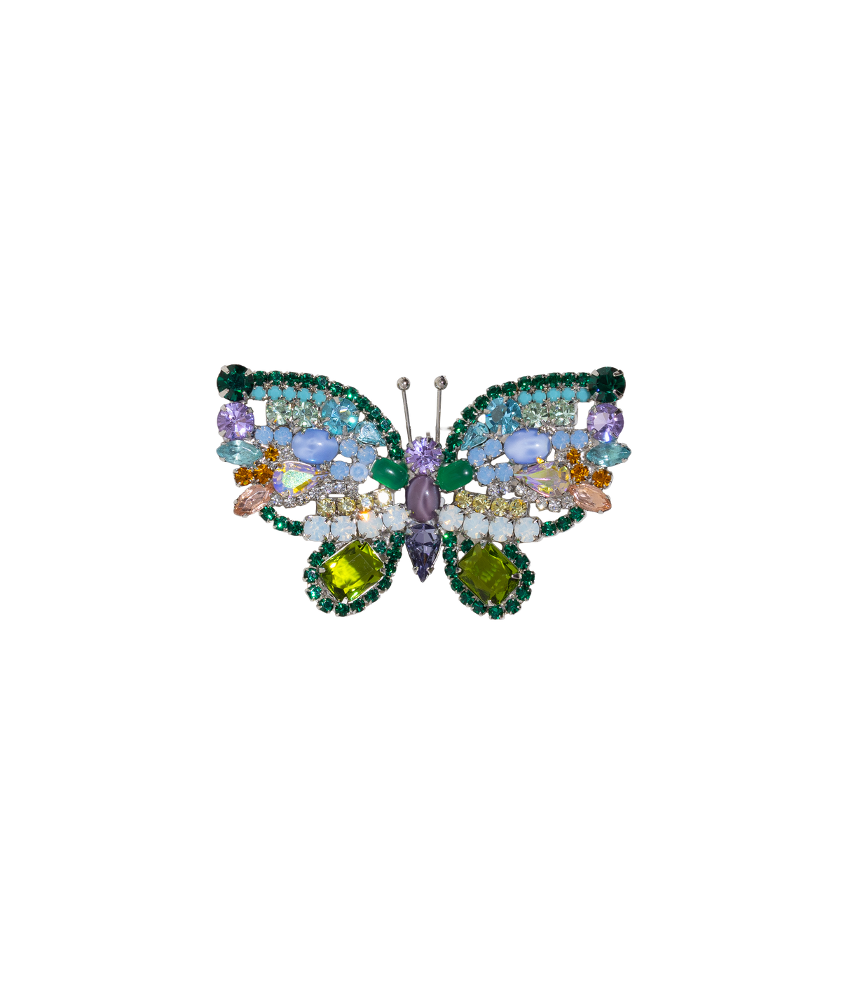 Butterfly in Violet / Emerald / Olivine - Limited Edition of 20