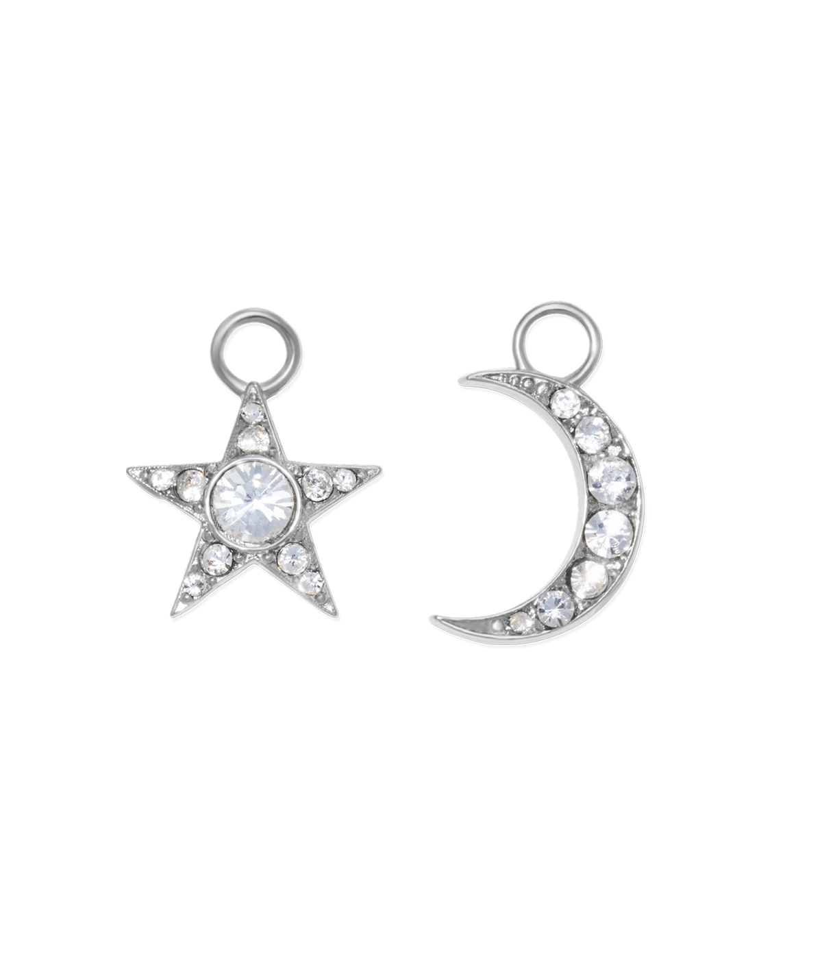 Moon and Star Huggie Charms - Loren Hope