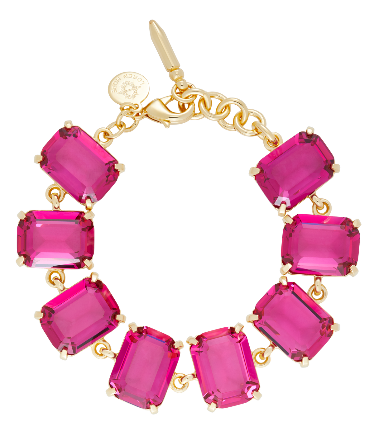 Socialite Bracelet in Fuchsia - Loren Hope