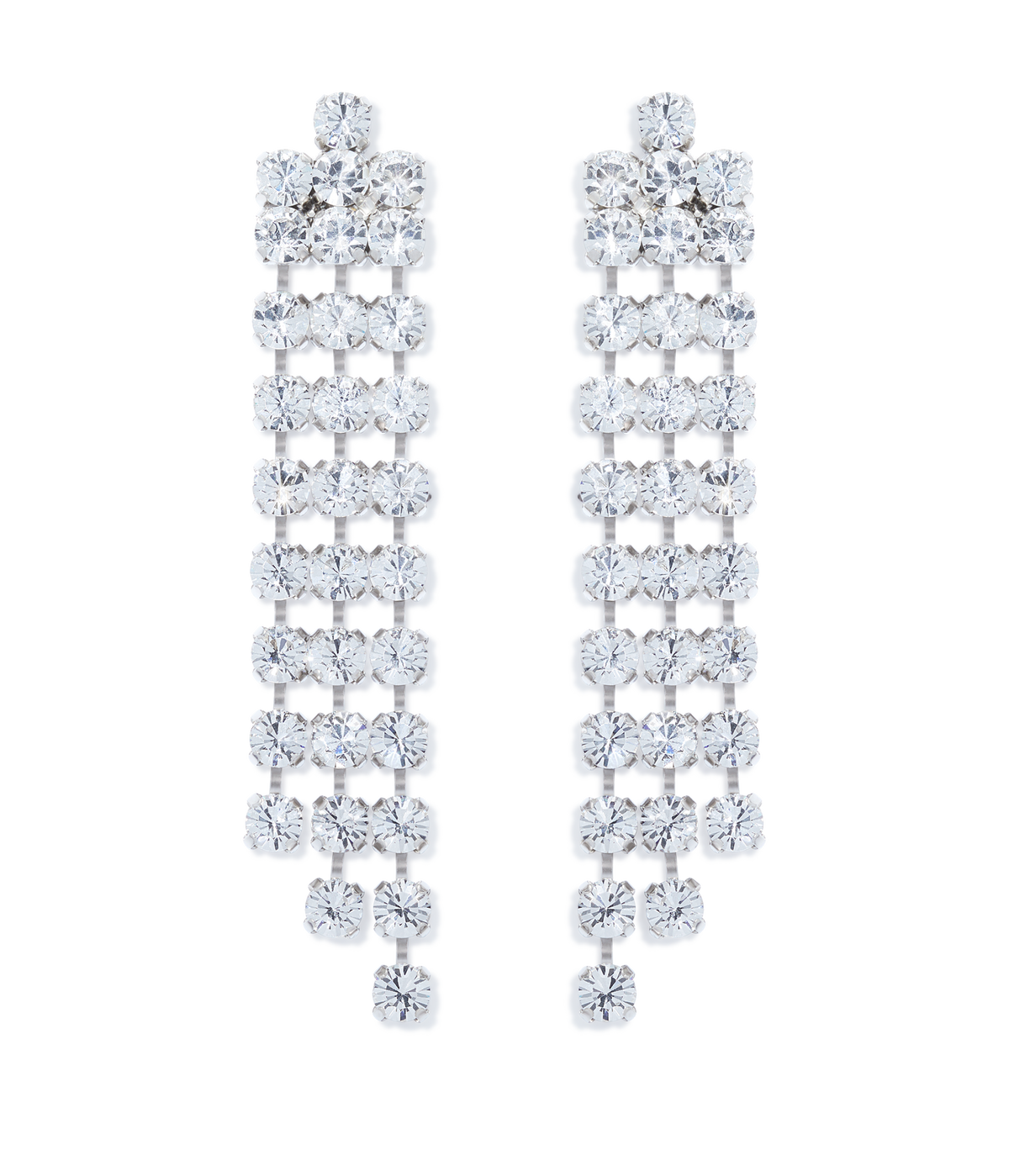 Estelle Chandelier Earrings in Crystal - Loren Hope
