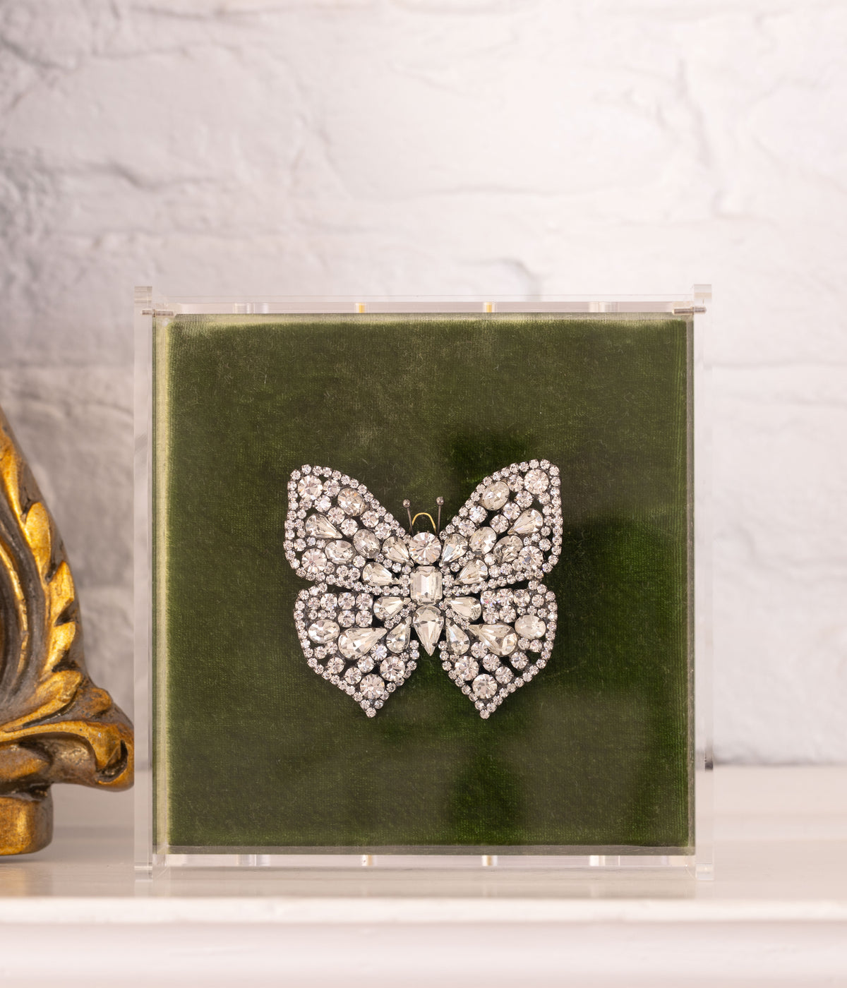 Large Butterfly in Crystal