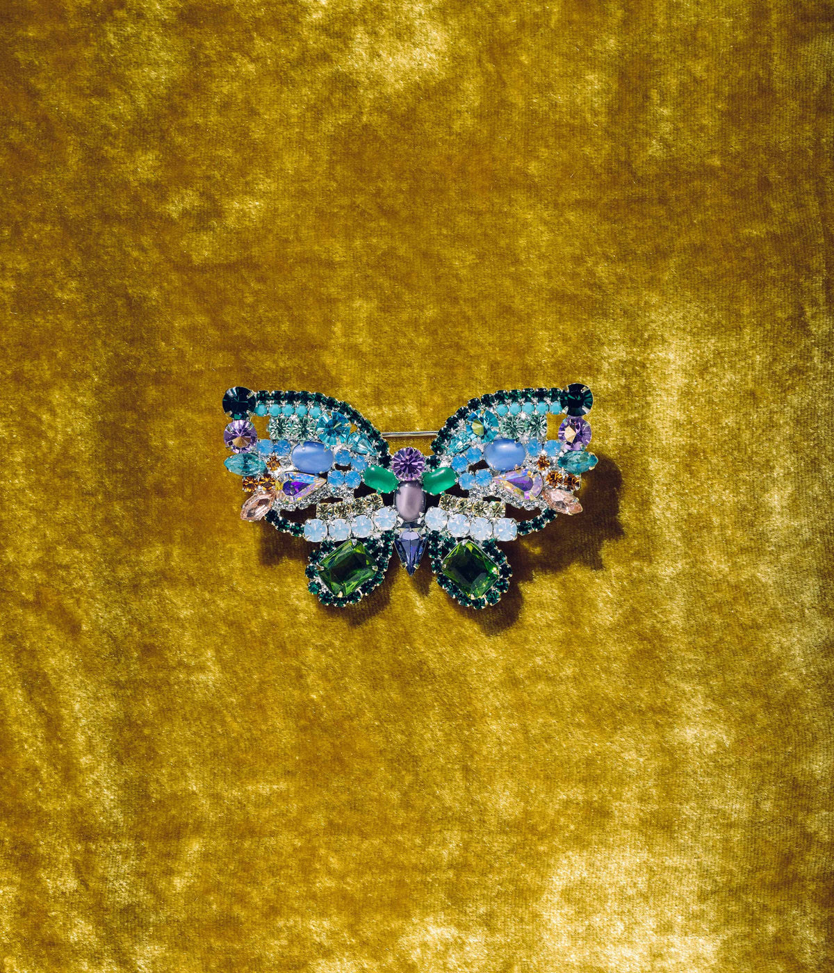 Butterfly in Violet / Emerald / Olivine - Limited Edition of 20