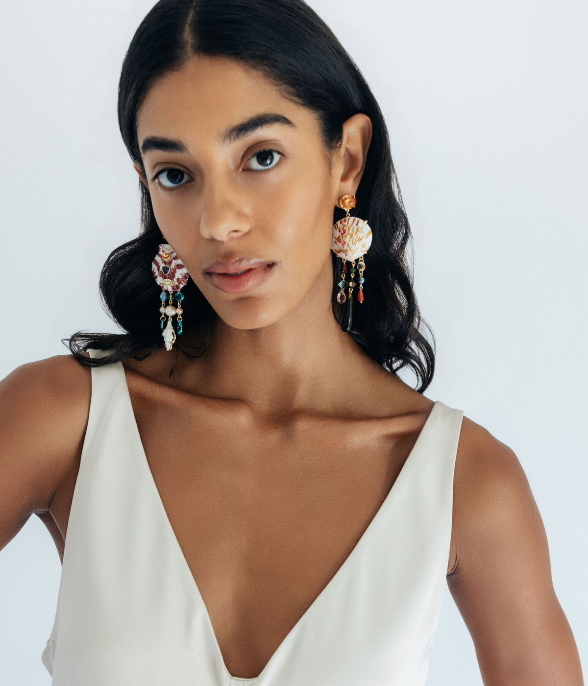 Lillia Statement Earrings - Loren Hope