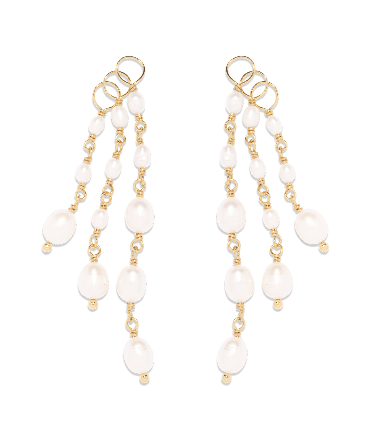 Mattie Pearl Huggie Charms - Loren Hope