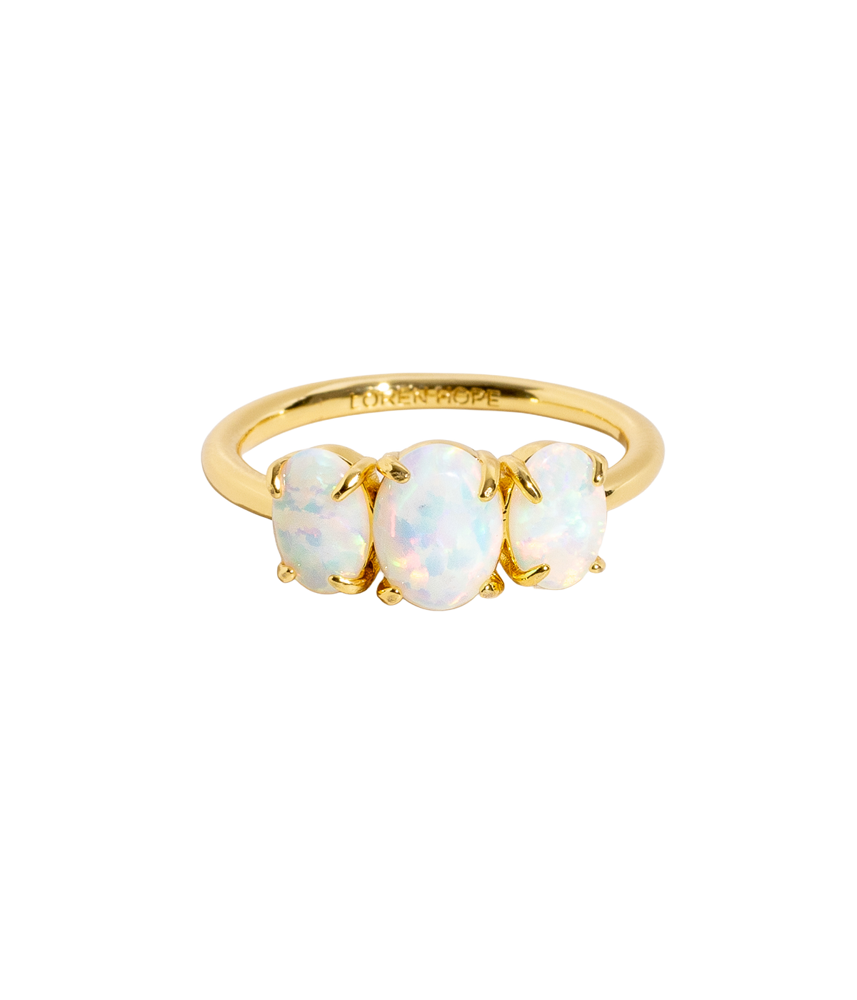 Nola Ring in White Opal - Loren Hope