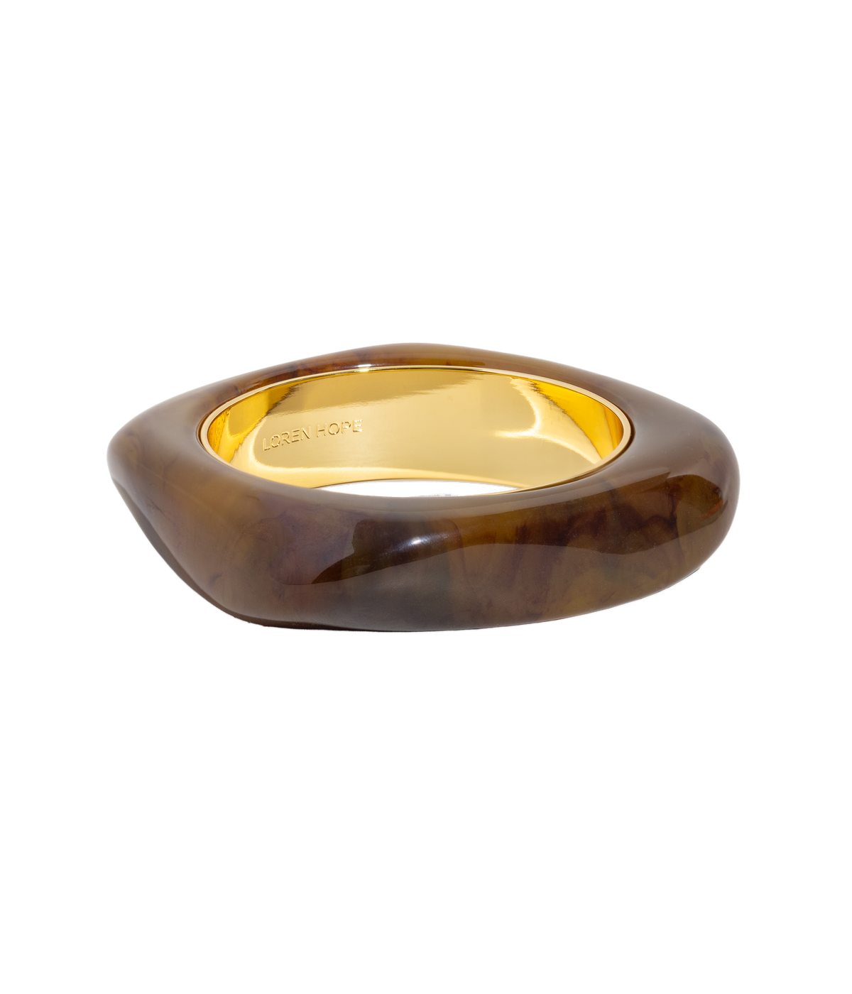 Paloma Bangle Bracelet in Tortoise - Loren Hope