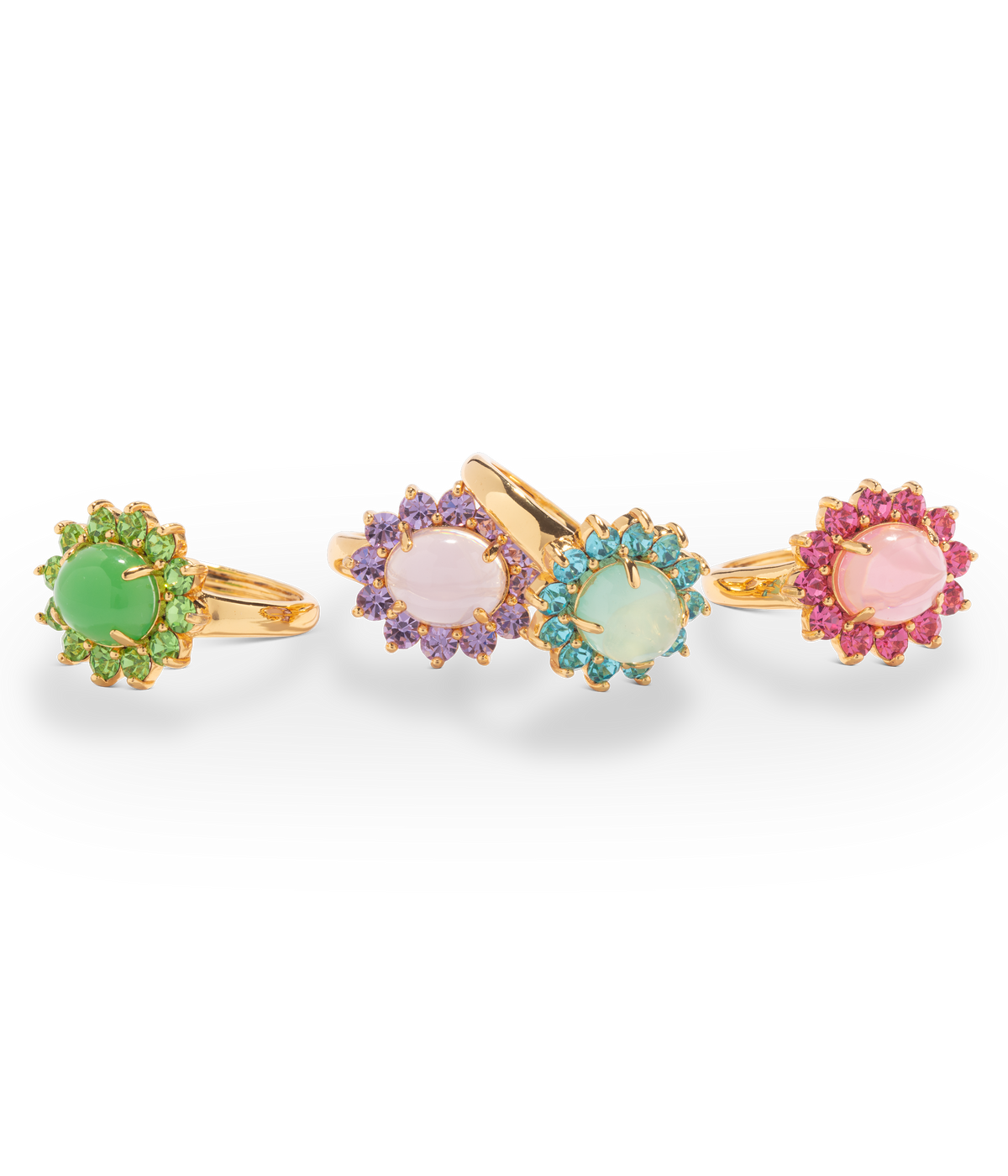 Georgie Ring in Aqua - Loren Hope