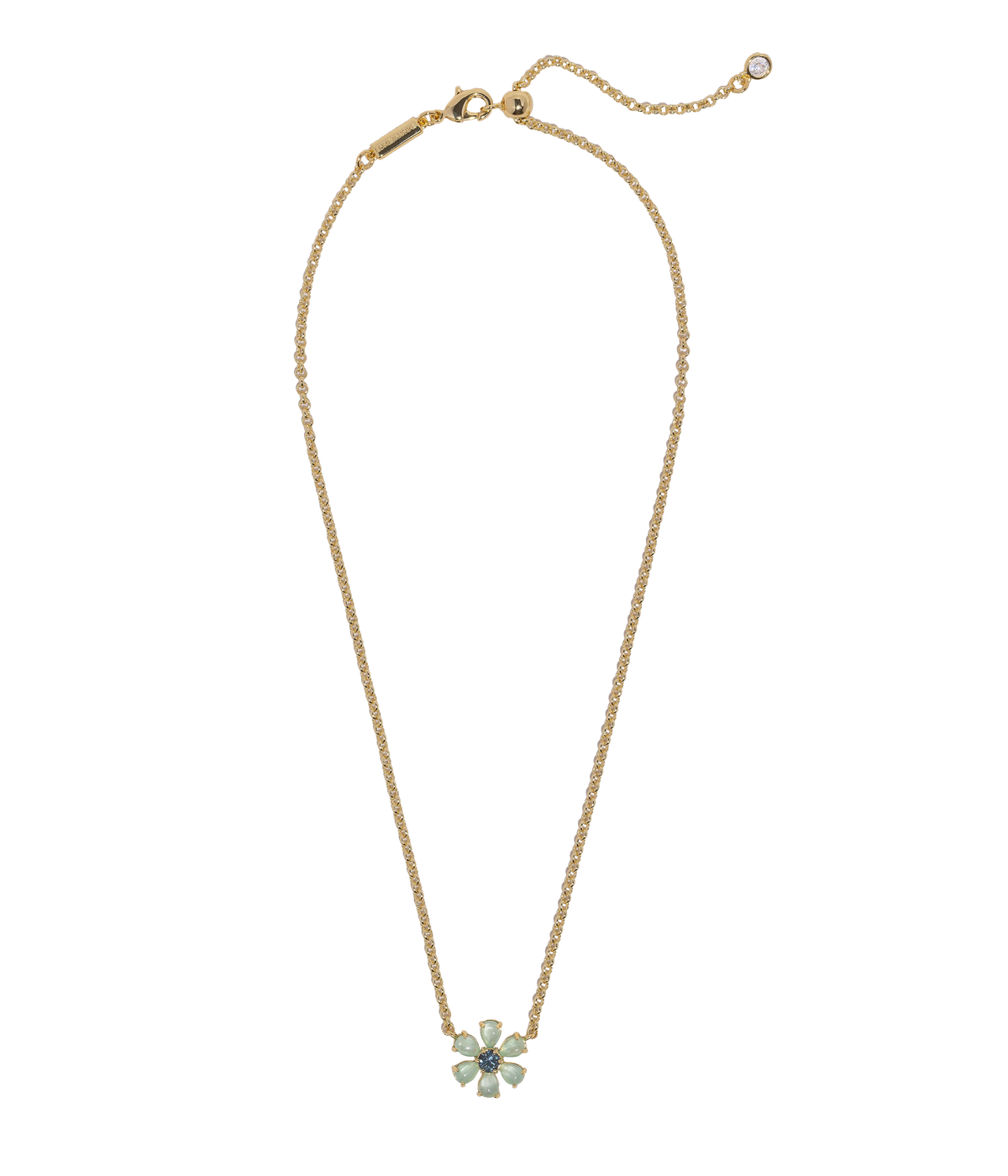 Emeline Flower Necklace in Mint - Loren Hope