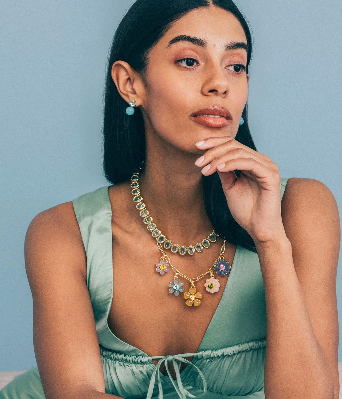 Talia Charm Necklace - Loren Hope