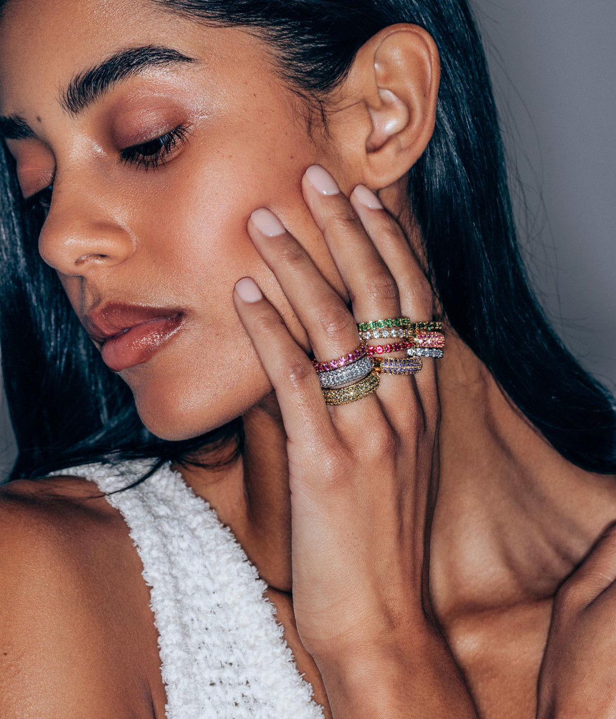 Veyra Ring in Violet - Loren Hope