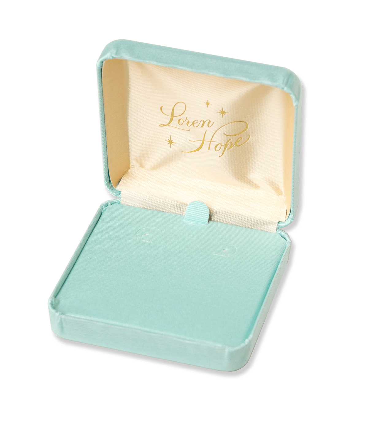 Medium Vintage Style Aqua Gift Box (For Drop Earrings) - Loren Hope