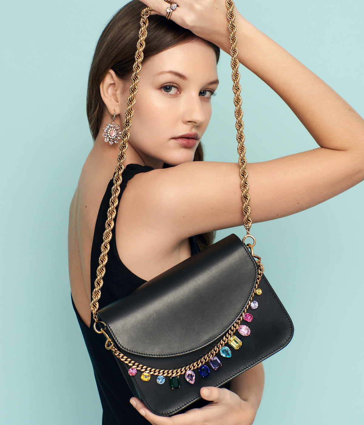 The Prima Ora Bag in Black - Loren Hope