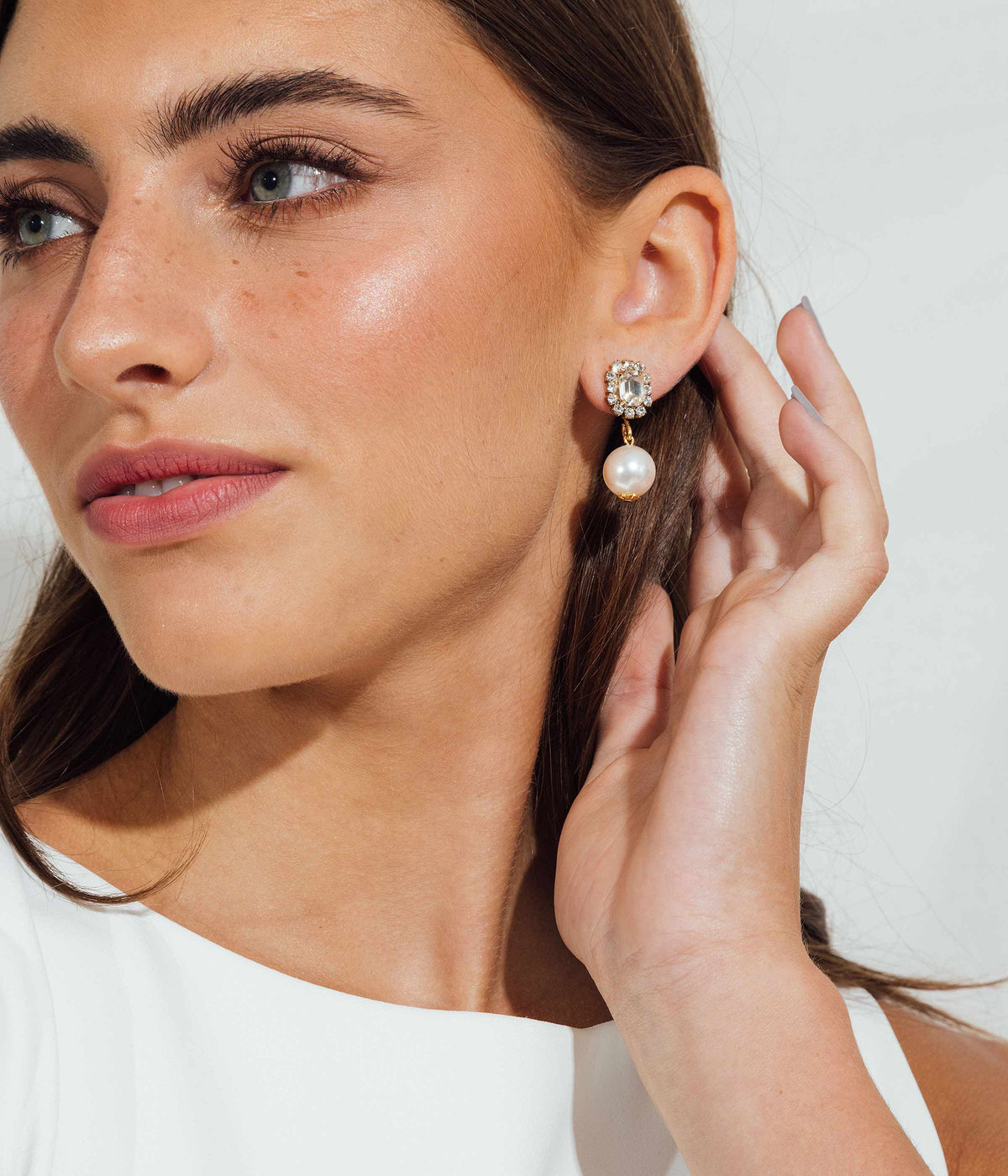 Tatiana Pearl Earrings - Loren Hope