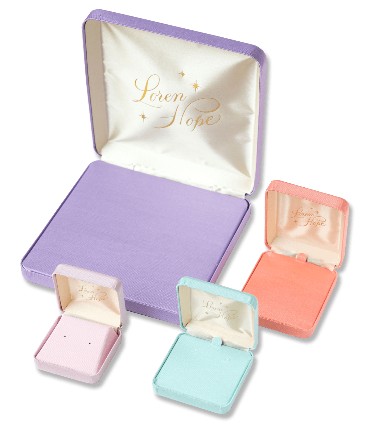 Medium Vintage Style Aqua Gift Box (For Drop Earrings) - Loren Hope